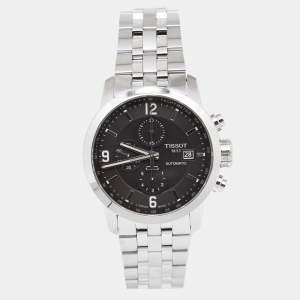 Tissot Black Stainless Steel PRC 200 T055.427.11.057.00 Men's Wristwatch 44 mm
