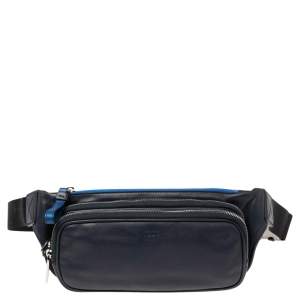 Tod's Blue Leather Belt Bag