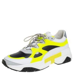 Pre Owned حذاء رياضي تودز جلد متعدد الألوان أكتيف سبورتي  برباط مقاس 44.5