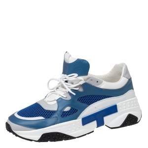 Pre Owned حذاء رياضي تودز شبك وجلد متعدد الألوان يرباط  مقاس 44