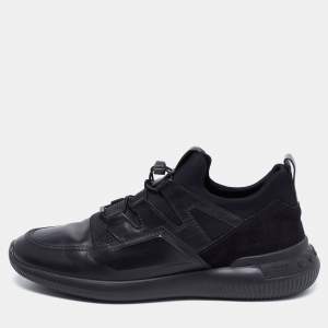 Tod's Black Leather Slip on sneakers Size 41
