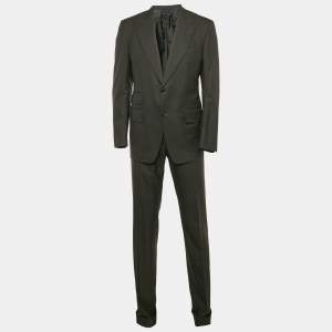 Tom Ford Black Wool Regular Fit Suit L
