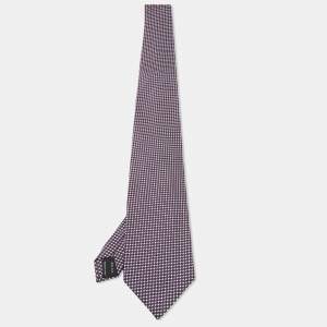 Tom Ford Purple Patterned Silk Traditional Tie