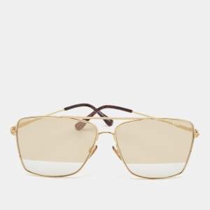 Tom Ford Gold/Brown Gradient Magnus 02 TF 651 Aviator Sunglasses