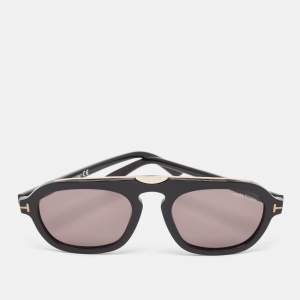 Tom Ford Black TF376 Sebastian 02 Aviator Sunglasses