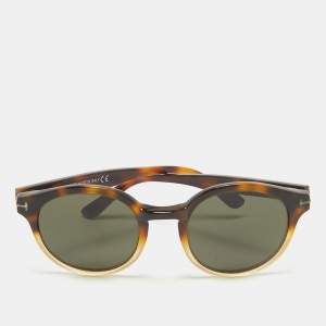 Tom Ford Brown/Black TF400 Lucho Round Sunglasses