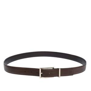 Tom Ford Brown Leather Belt 110CM