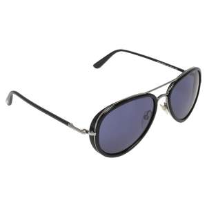 نظارة شمسية أفياتورز توم فورد مايلز TF341  أسود/أزرق