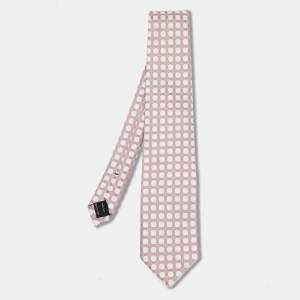 Tom Ford Pale Pink Polka Dot Jacquard Silk Tie