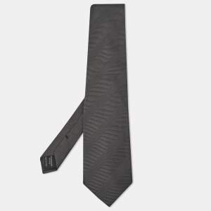 Tom Ford Black Stripe Jacquard  Tie