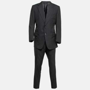 Tom Ford Grey Wool Single Breasted Pants Suit XXXL