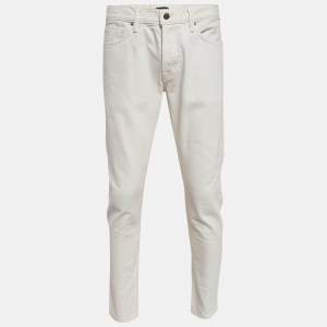 Tom Ford White Denim Straight Leg Jeans L Waist 34"