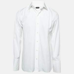 Tom Ford White Cotton Shirt L