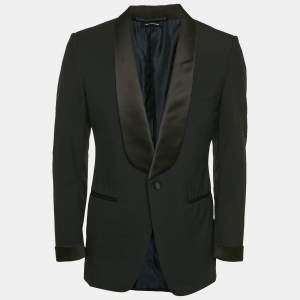 Tom Ford Navy Blue Wool Regular Fit Blazer M