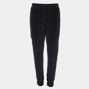 Tom Ford Navy Blue Velvet Jogger L