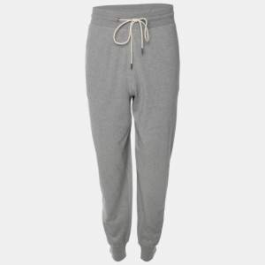 Tom Ford Grey Cotton Knit Jogger L