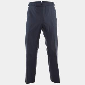 Tom Ford Midnight Blue Wool Tailored Pants M