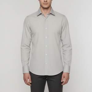 مملوكة مسبقًا Tom Ford Grey Cotton Button Down Shirt S 