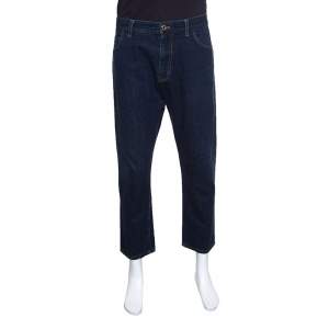 Tom Ford Indigo Dark Wash Denim Straight Fit Jeans XXL