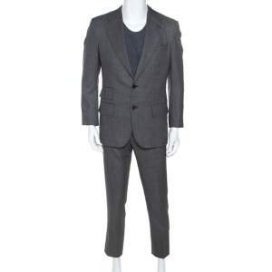 Tom Ford Charcoal Grey Wool Two Buttoned Suit M