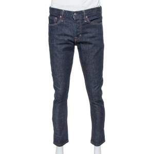 Pre Owned Tom Ford Navy Blue Denim Slim Selvage Jeans M