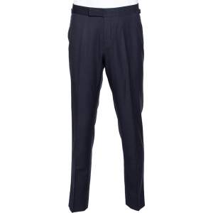 Pre Owned Tom Ford Navy Blue Wool O' Connor Formal Pants XL
