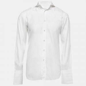 Tom Ford White Cotton French Cuffed Shirt S