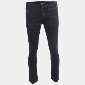 Pre Owned Tom Ford Black Denim Buttoned Jeans M Waist 32"