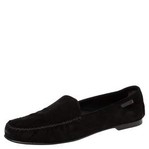 Tom Ford Black Suede Loafers Size 43.5