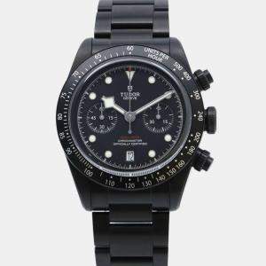 Tudor Black Stainless Steel Black Bay 79360DK Automatic Men's Wristwatch 41 mm