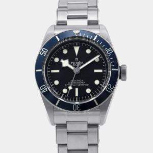 Tudor Black Stainless Steel Heritage 79230B-0008 Automatic Men's Wristwatch 41 mm