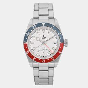 Tudor White Stainless Steel Black bay 79830RB Automatic Men's Wristwatch 41 mm