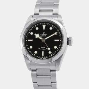 مملوكة مسبقًا Tudor Heritage 79540 Automatic Black Stainless Steel Men's Wristwatch 41 mm
