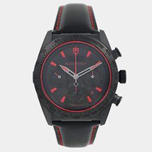 Pre Owned Tudor Fastrider Black Shield 42000CR Automatic Black Ceramic Pvd Steel Men's Wristwatch 42 mm