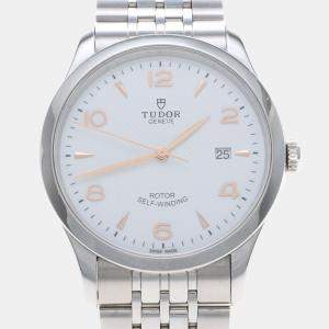 Pre Owned Tudor 1926 91650 Automatic White Stainless Steel Men's Wristwatch 42mm