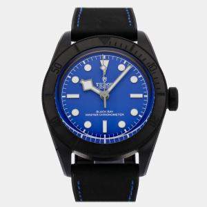 مملوكة مسبقًا Pre-Owned Tudor Black Bay M79210CNU-0007 Blue Automatic Ceramic Men's Wristwatch 41 MM