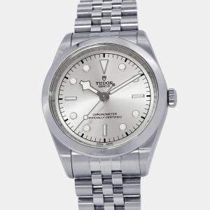 مملوكة مسبقًا Tudor Black Bay M79680-0003 Silver Automatic Stainless Steel Men's Wristwatch 41mm