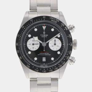 Tudor Black Stainless Steel Black Bay 79360N Automatic Men's Wristwatch 41 mm