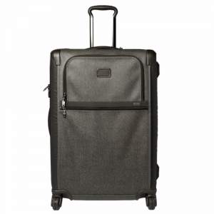 Pre Owned TUMI Grey/Brown PVC Alpha 2 Medium Trip Expandable 4 Wheel Packing Case Luggage