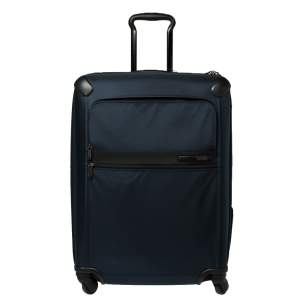 Pre Owned TUMI Navy Blue Nylon Gen 4.2 Short Trip Expandable 4 Wheel Packing Case