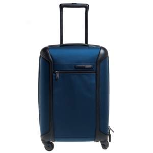 Pre Owned TUMI Blue/Black Nylon Gen 4.2 Lightweight International Carryon Luggage