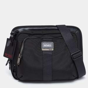 TUMI Black Nylon Alpha Bravo Jackson Crossbody Bag