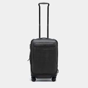 TUMI Grey/Black PVC and Leather Ashton International Dual Access Suitcase