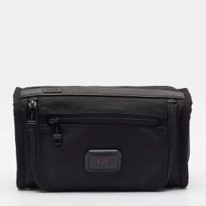Pre Owned TUMI Alpha 3 Travel Kit Black Nylon