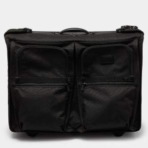 TUMI Black Nylon Alpha Rolling Garment Bag Suitcase