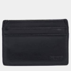 TUMI Black Leather Card Holder