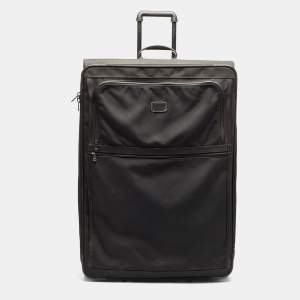 TUMI Black Nylon 2 Wheeled Alpha Extended Trip Luggage