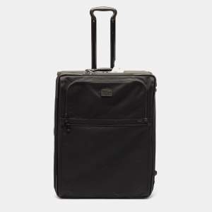 TUMI Black Nylon 2 Wheeled Alpha Expandable Extended Trip Luggage