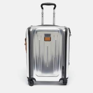 TUMI Silver Polycarbonate Continental Expandable 4 Carry On Luggage