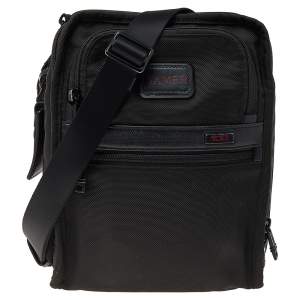 Pre Owned TUMI Black Nylon Alpha 2 Messenger Bag